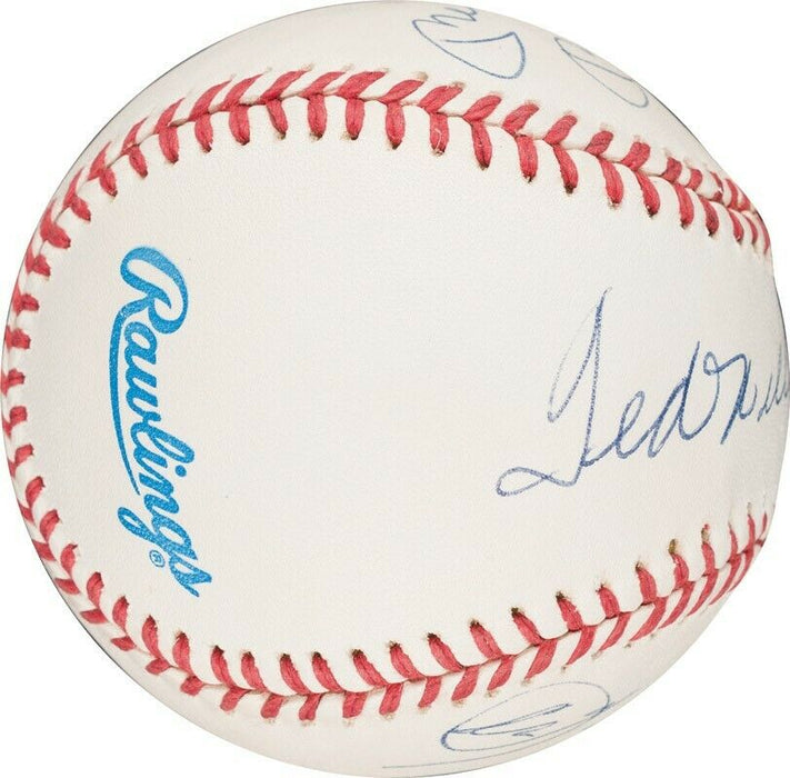 Mickey Mantle Ted Williams Carl Yastrzemski Triple Crown Signed Baseball UDA COA