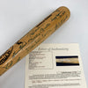 Mickey Mantle Joe Dimaggio Ted Williams Hall Of Fame Multi Signed Bat JSA COA