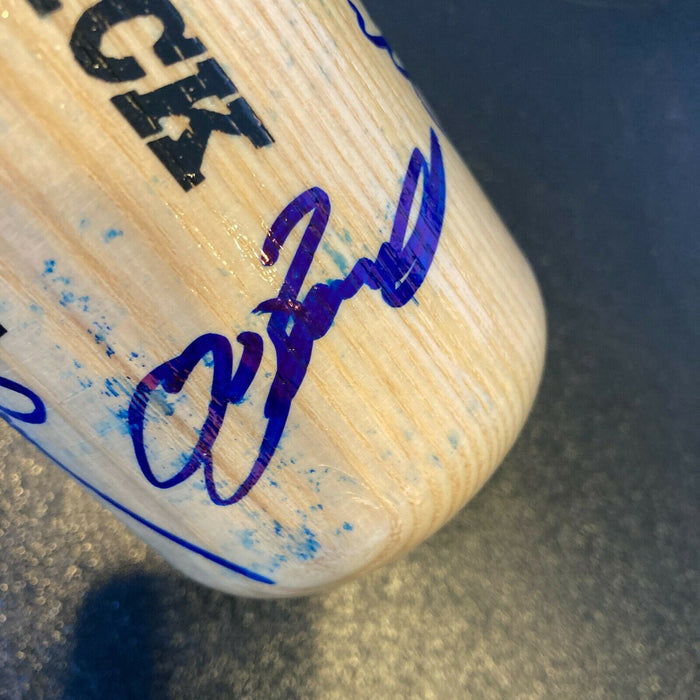 2001 Houston Astros Team Signed Baseball Bat Jeff Bagwell Craig Biggio PSA DNA