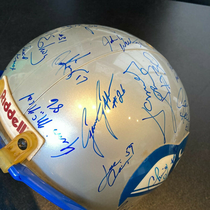 1990 Seattle Seahawks Team Signed Full Size Helmet 30+ Signatures With JSA COA