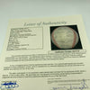 Willie Mays Signed Vintage 1973 NL Baseball Inscribed To Rusty Staub JSA COA