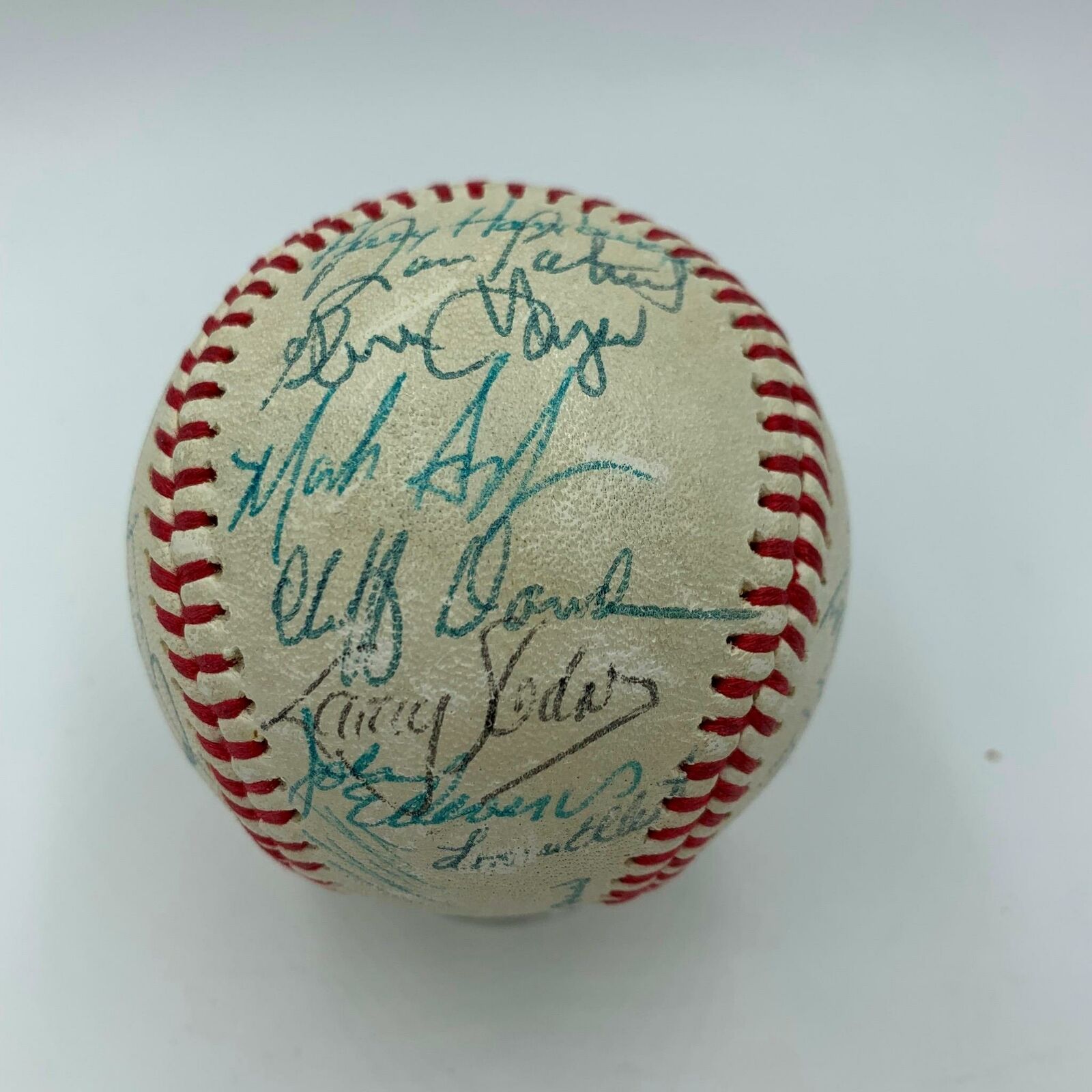 1980 Houston Astros Team Signed Baseball. Twenty-two signatures, Lot  #12459