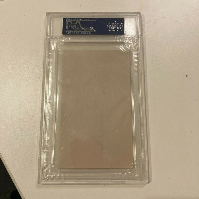 Tom Landry Signed Autographed Index Card PSA DNA COA Dallas Cowboys