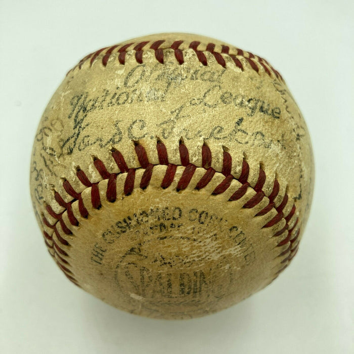Mel Ott 1940 New York Giants Team Signed Official National League Baseball JSA