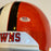 Jim Brown Hall Of Fame 1971 Signed Cleveland Browns Authentic Helmet PSA DNA