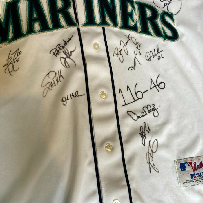 2001 Seattle Mariners 116-46 Season Team Signed Jersey Ichiro Suzuki JSA COA