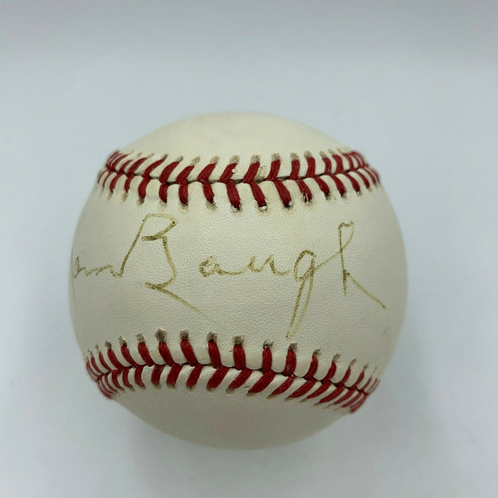 Sammy Baugh NFL Signed Autographed Official National League Baseball JSA COA
