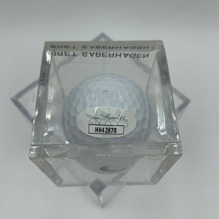 Bret Saberhagen Kansas City Royals Signed Autographed Golf Ball PGA With JSA COA