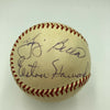 Beautiful 1960's Mickey Mantle Elston Howard Signed AL Cronin Baseball JSA COA