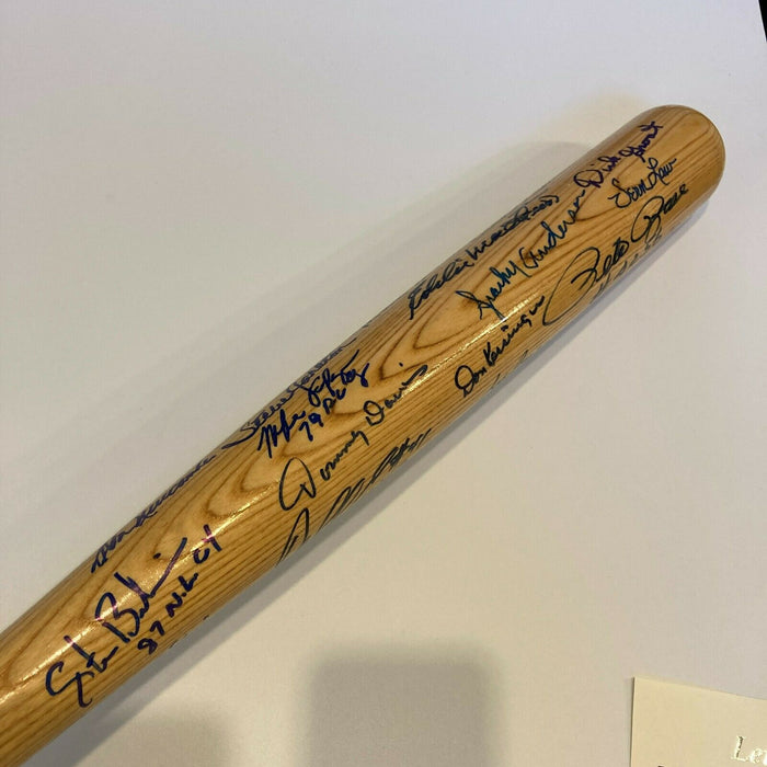 Hall Of Fame Legends Multi Signed Baseball Bat With 20+ Sigs JSA COA