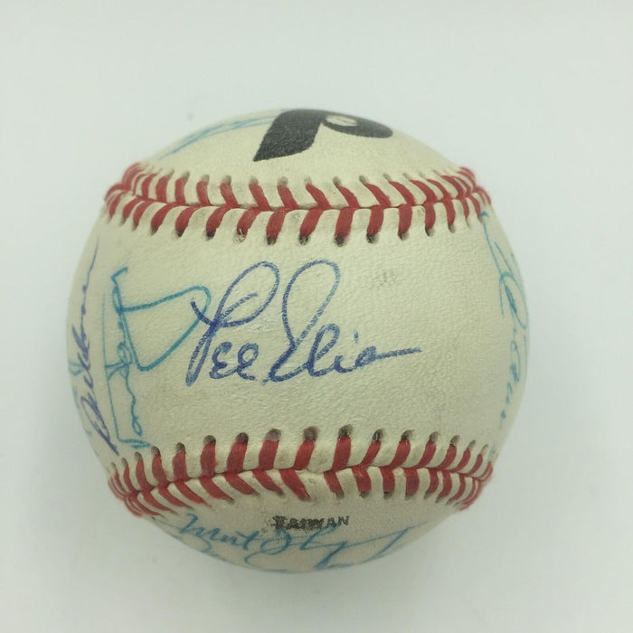 1987 Philadelphia Phillies Team Signed Baseball With Mike Schmidt