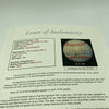 Beautiful Tris Speaker Sweet Spot Single Signed Baseball With JSA COA