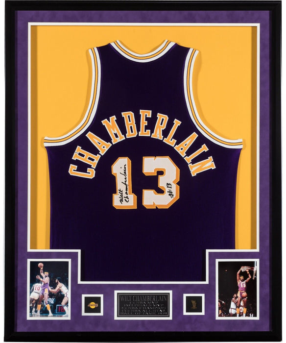 Wilt Chamberlain Signed Authentic Los Angeles Lakers Jersey PSA DNA & Beckett