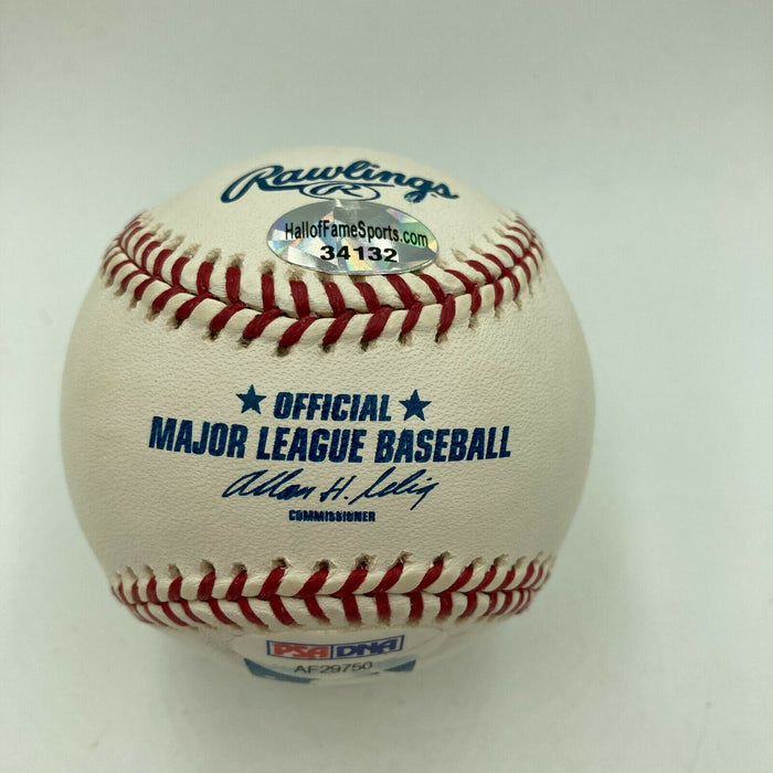 George Mikan Hall Of Fame 1959 Signed Major League Baseball PSA DNA Sticker