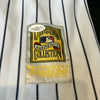 Yogi Berra Signed 1951 New York Yankees Mitchell & Ness Jersey JSA Sticker