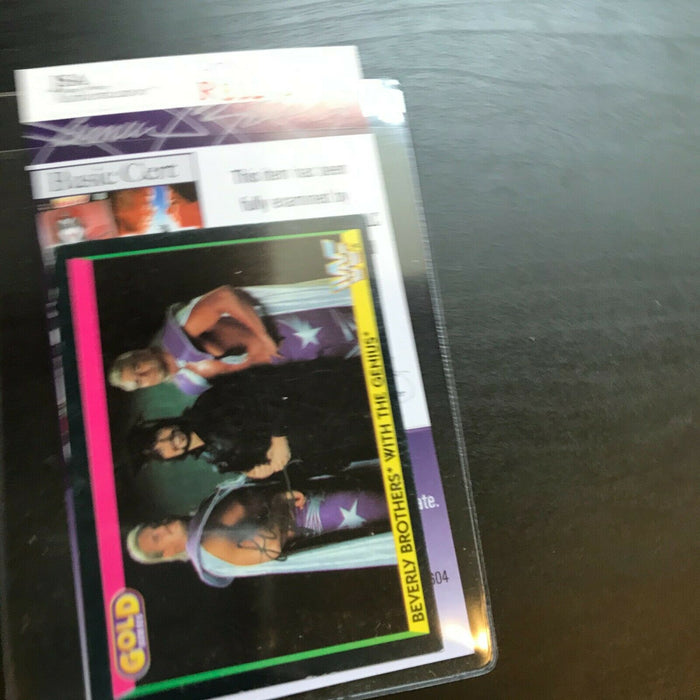 Lot Of (5) Lanny Poffo The Genius Signed Autographed Wrestling Cards JSA COA