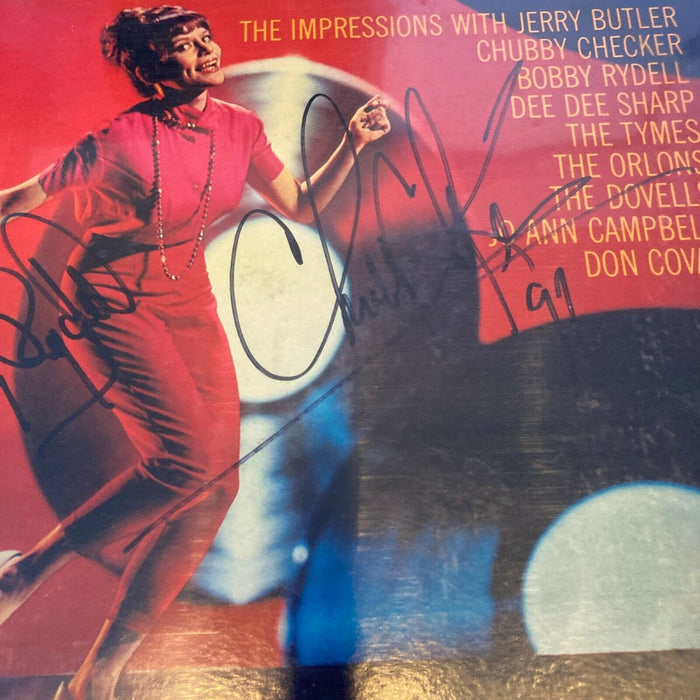 Chubby Checker & Bobby Rydell Signed Autographed LP Record Album With JSA COA
