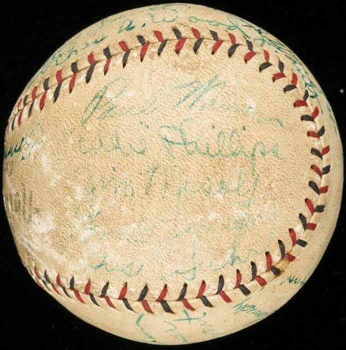1931 Pittsburgh Pirates Team Signed Baseball Pie Traynor Paul & Lloyd Waner JSA