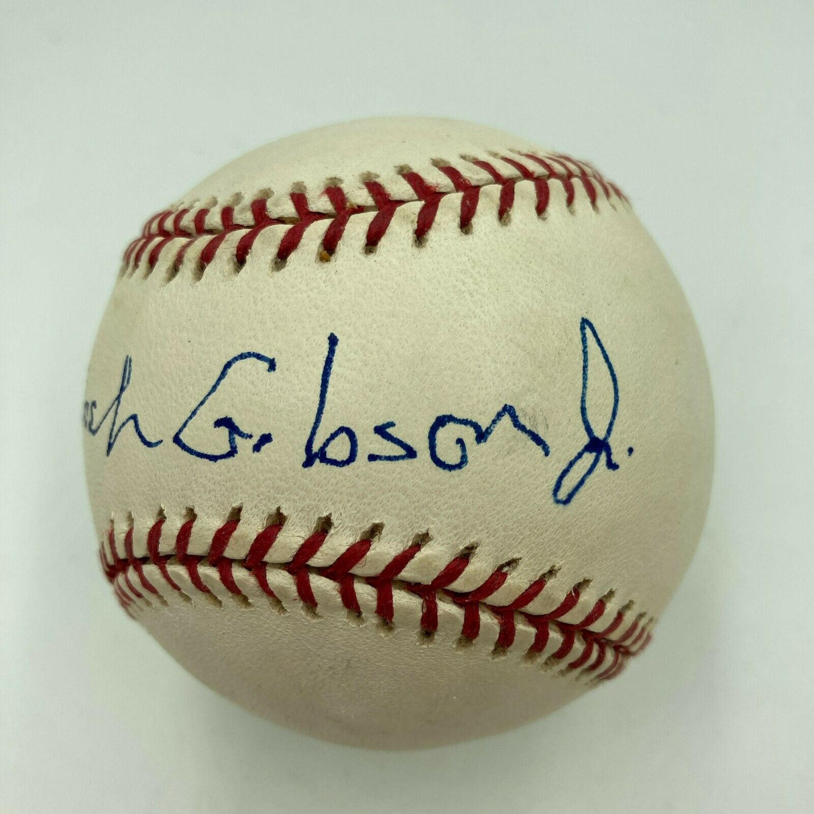 Josh Gibson Jr. Negro League Signed Official Major League Baseball JSA