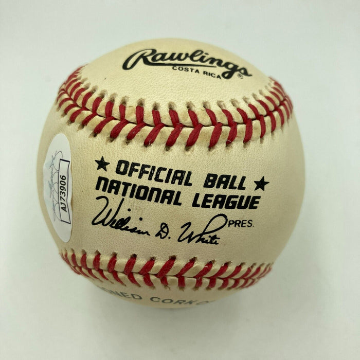 Stan The Man Musial Signed Official National League Baseball JSA COA