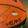 Lebron James "Witness Miami" Chalk Toss Signed Basketball UDA Upper Deck 6/6