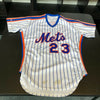 1987 Bud Harrelson New York Mets Game Used and Signed Home Jersey JSA COA