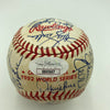 1992 Toronto Blue Jays World Series Champs Team Signed W.S. Baseball JSA COA