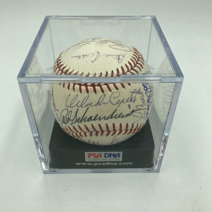 Stunning 1967 St. Louis Cardinals World Series Champs Team Signed Baseball PSA
