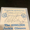 Mickey Mantle Eddie Arcaro Jackie Gleason Golf Classic Signed Program JSA COA
