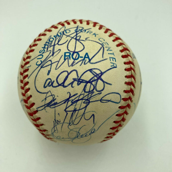 1998 Boston Red Sox Team Signed AL Baseball With Pedro Martinez JSA COA