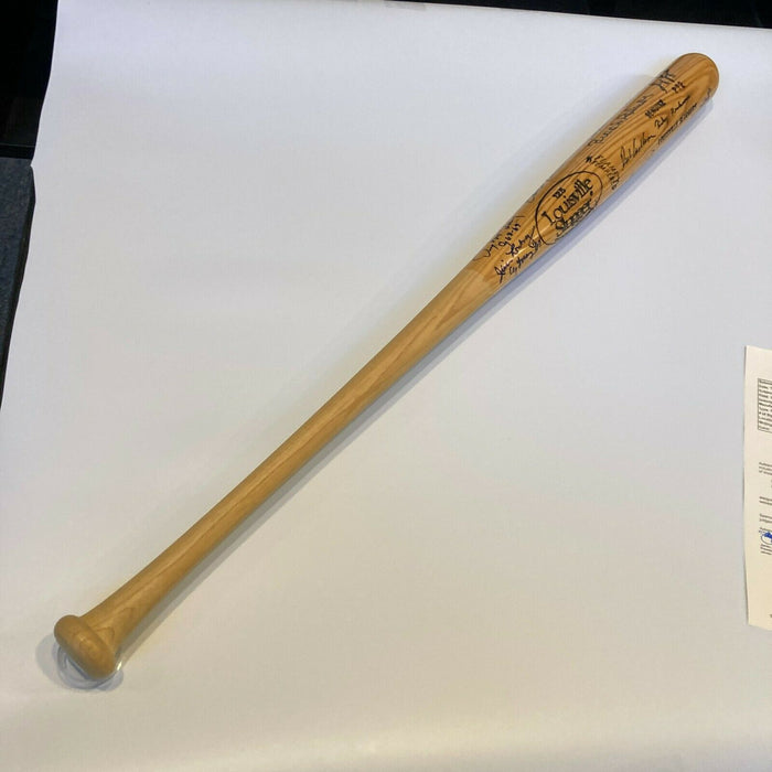 Hall Of Fame Legends Multi Signed Baseball Bat With 20+ Sigs JSA COA