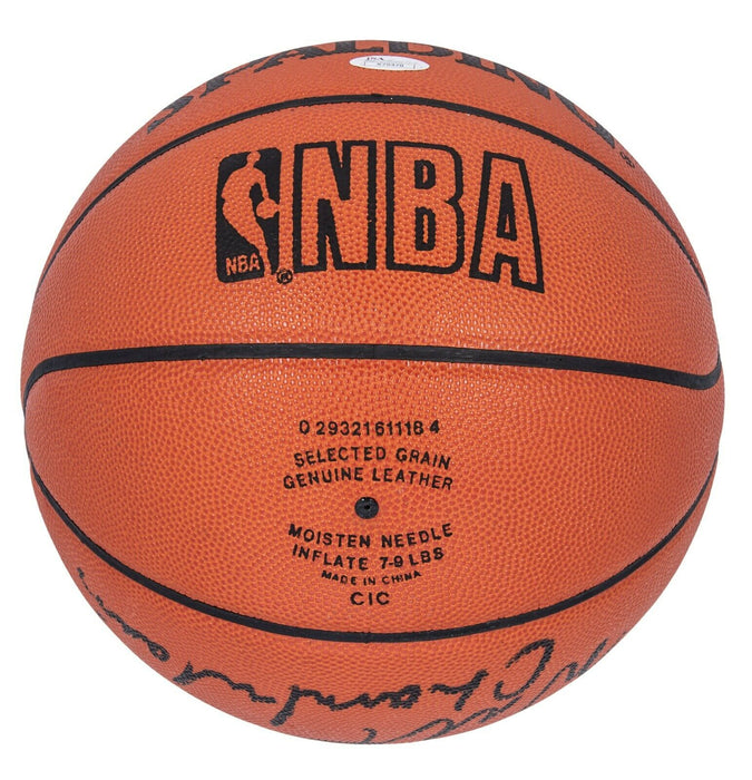 Beautiful Wilt Chamberlain Signed Spalding Official NBA Game Basketball JSA COA
