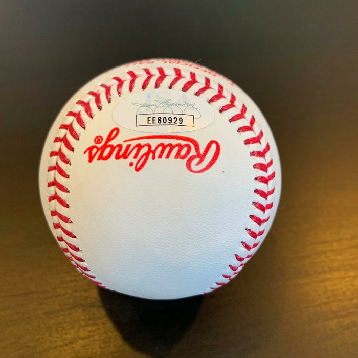 Phil Simms "Real 1986 Champs" Signed 1986 World Series Baseball With JSA COA