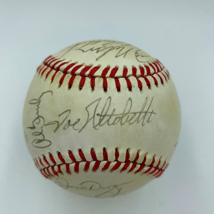 1983 Baltimore Orioles World Series Champs Team Signed Baseball Ripken JSA COA