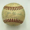 1959 Cleveland Indians Team Signed American League Baseball Joe Gordon JSA COA