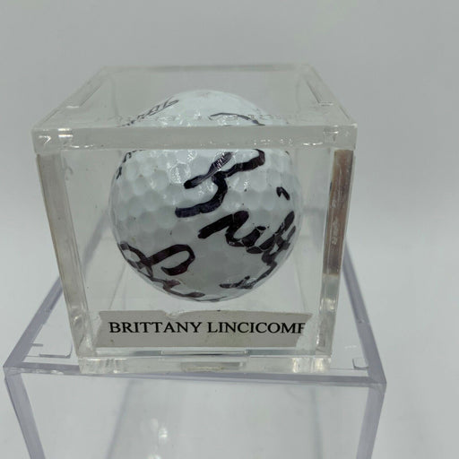 Brittany Lincicome Signed Autographed Golf Ball PGA With JSA COA