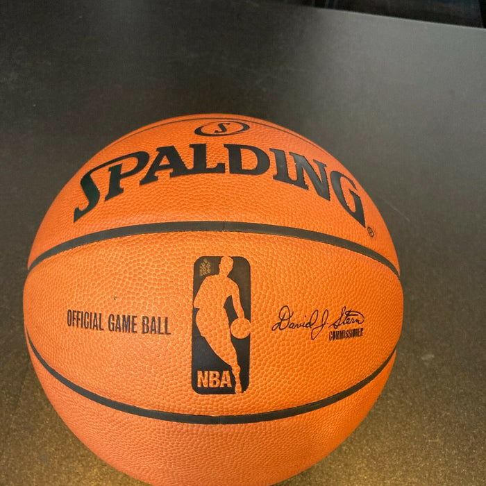 Michael Jordan Signed Spalding 1985 Rookie Official NBA Game Basketball UDA COA