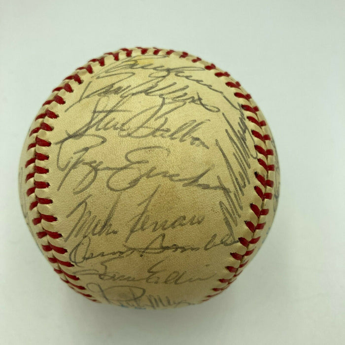 1982 New York Yankees Team Signed Official American League Baseball JSA COA
