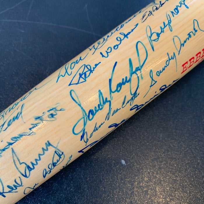 Beautiful Brooklyn Dodgers Signed Bat 75+ Sigs Sandy Koufax Roy Campanella JSA