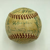 1953 Chicago White Sox Team Signed Autographed Baseball With Nellie Fox