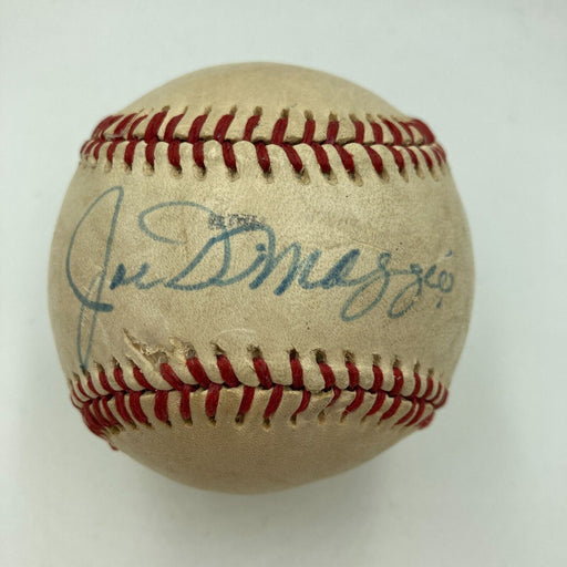 Joe Dimaggio Signed Vintage 1960's New York Yankees Baseball JSA COA