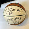 2010 NBA Draft Class Multi Signed Basketball Derrick Favors John Wall JSA COA