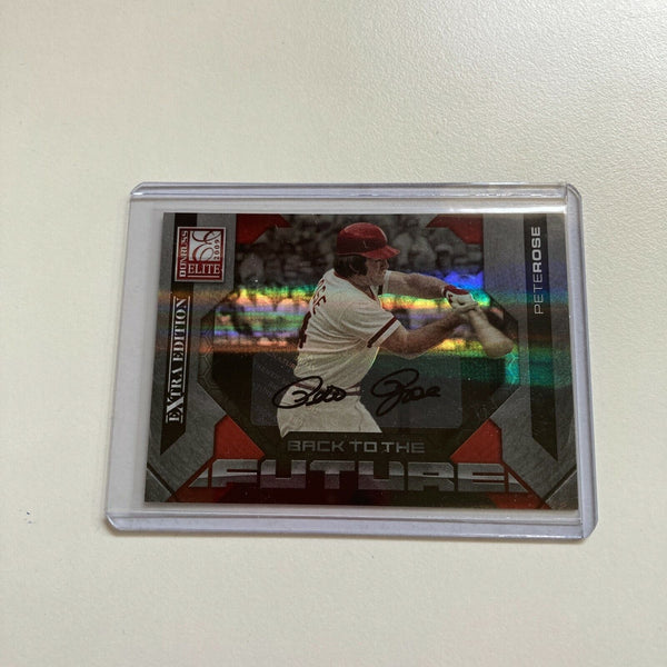 2009 Donruss Pete Rose #48/99 Signed Autographed Baseball Card Auto