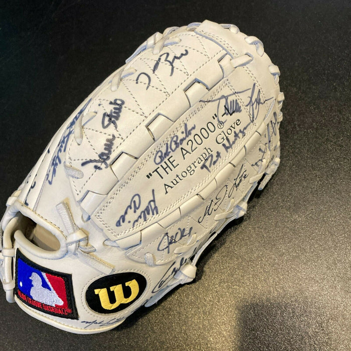 Beautiful 1992 Toronto Blue Jays World Series Champs Team Signed Glove JSA COA