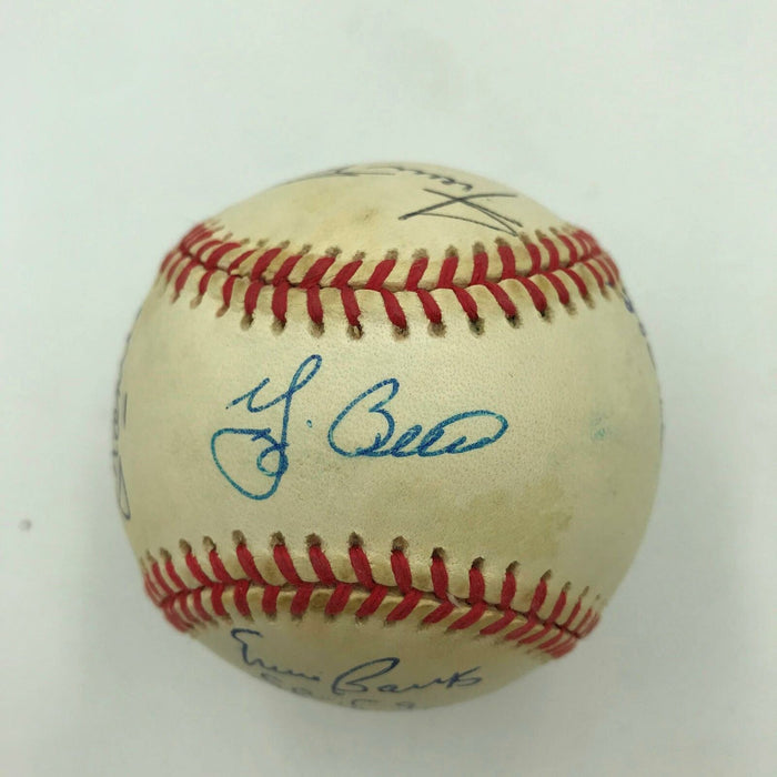 Rare Mickey Mantle Willie Mays Hank Aaron MVP Winners Signed Baseball JSA COA