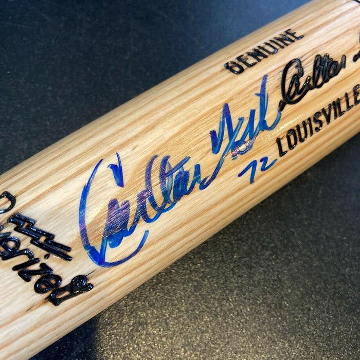 Carlton Fisk Signed Louisville Slugger Game Model Baseball Bat JSA COA