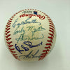 Hall Of Fame Multi Signed Cracker Jack Old Timers Game Baseball Beckett COA