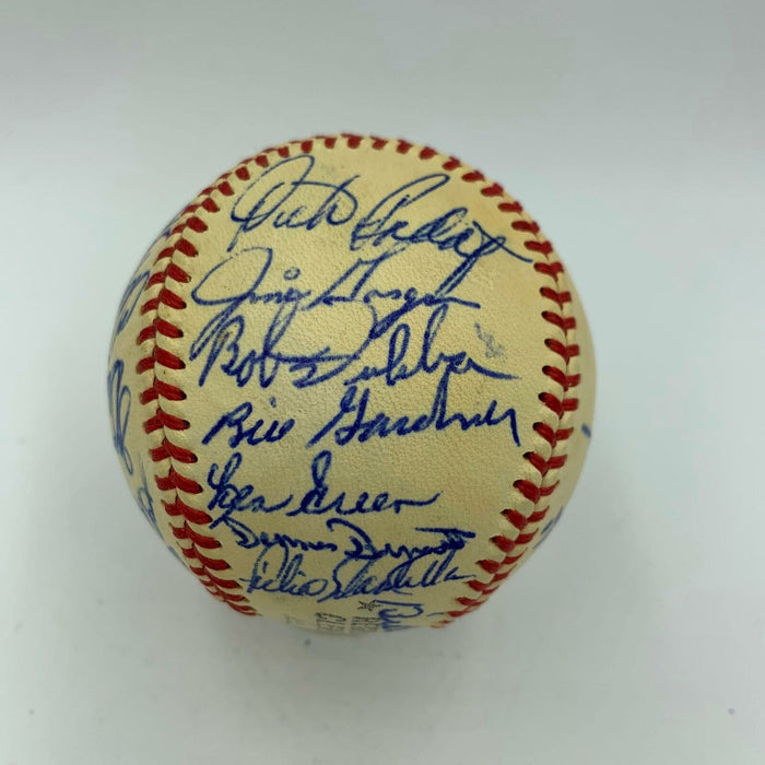 Stunning 1965 Boston Red Sox Team Signed Baseball JSA COA Carl Yastrzemski