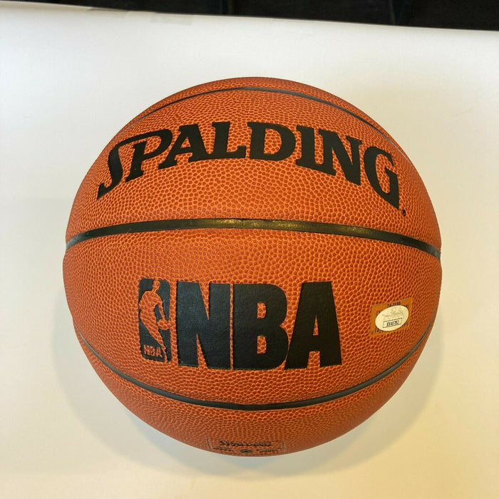 Shaquille O'neal Allen Iverson Yao Ming 2016 HOF Induction Signed Basketball JSA