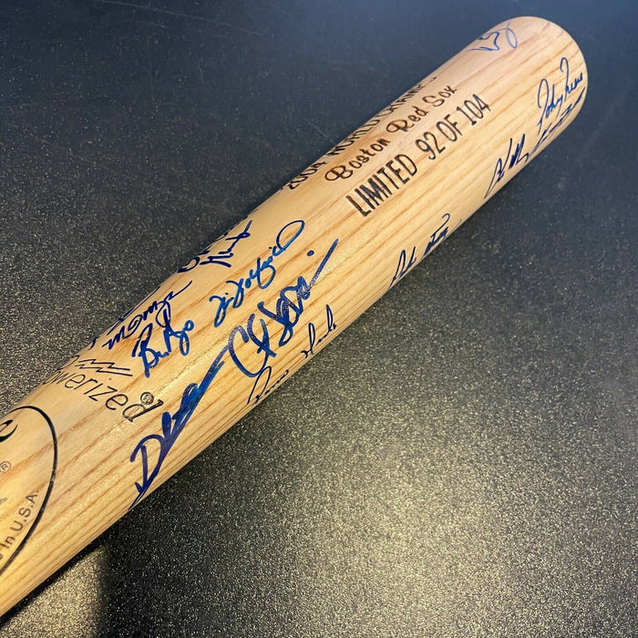 2004 Boston Red Sox World Series Champs Team Signed Baseball Bat Tristar & MLB